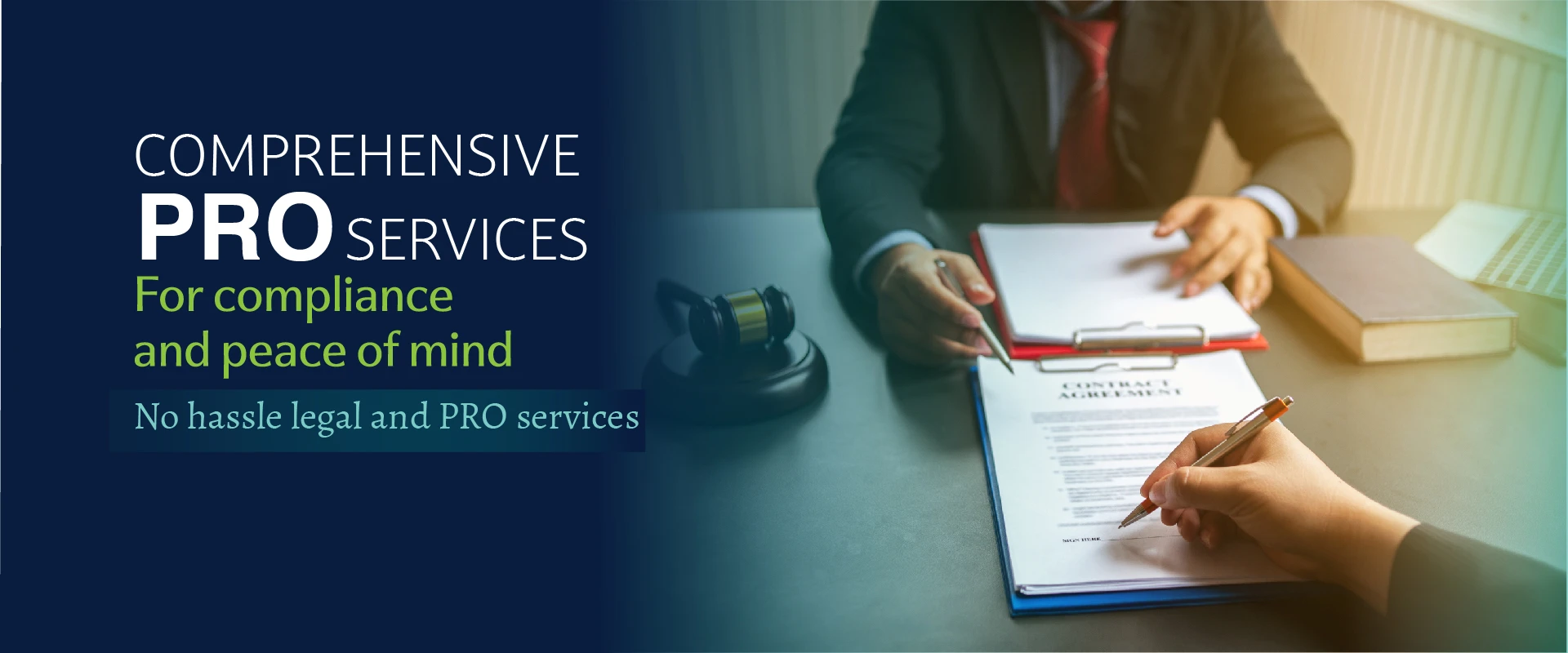 Comprehensive PRO services for compliance and peace of mind. No hassle legal and PRO services.